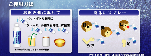 水晶の精のご使用方法